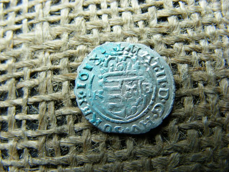 II. Mátyás ezüst dénár, 1613, KB, X