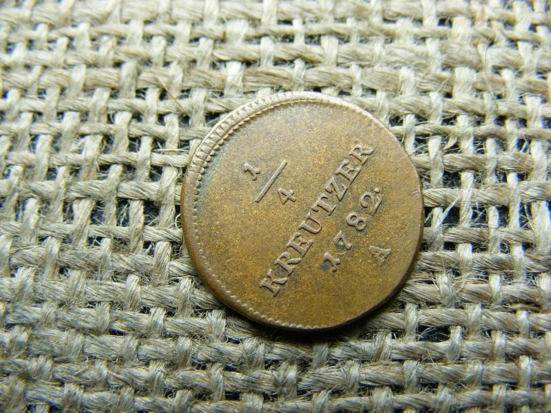 1/4 krajcár, 1782, József