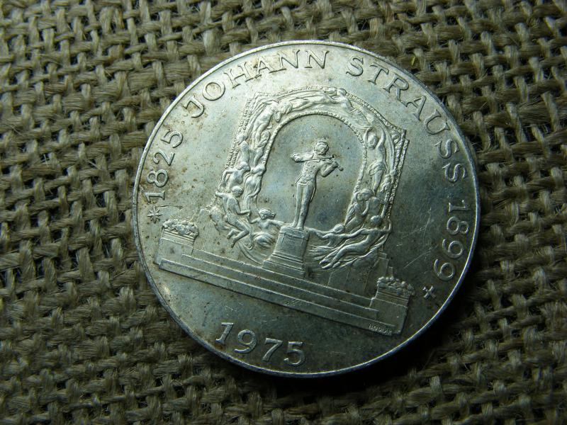 Ezüst 100 schilling, 1975, Ausztria
