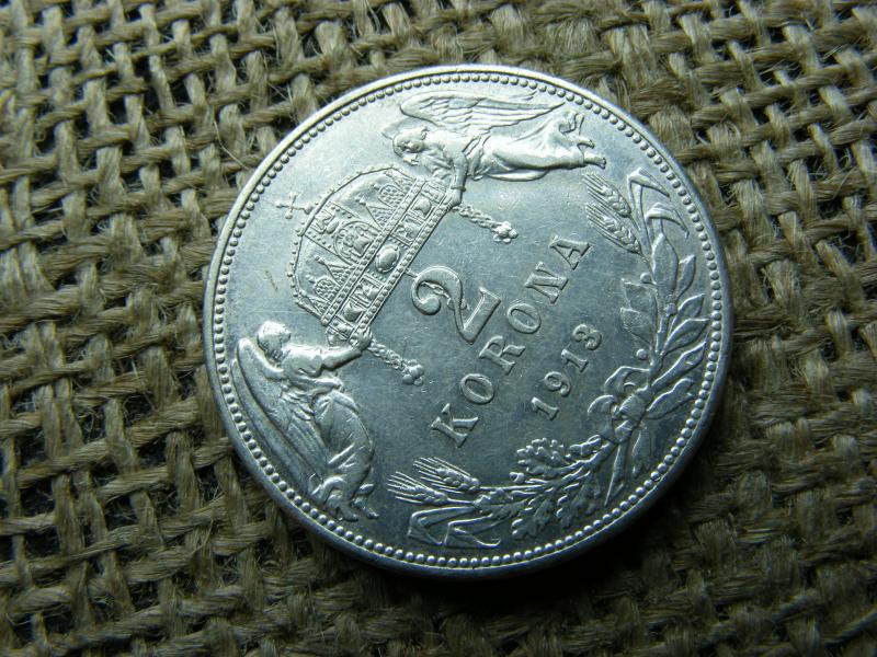 Ezüst 2 korona, 1913
