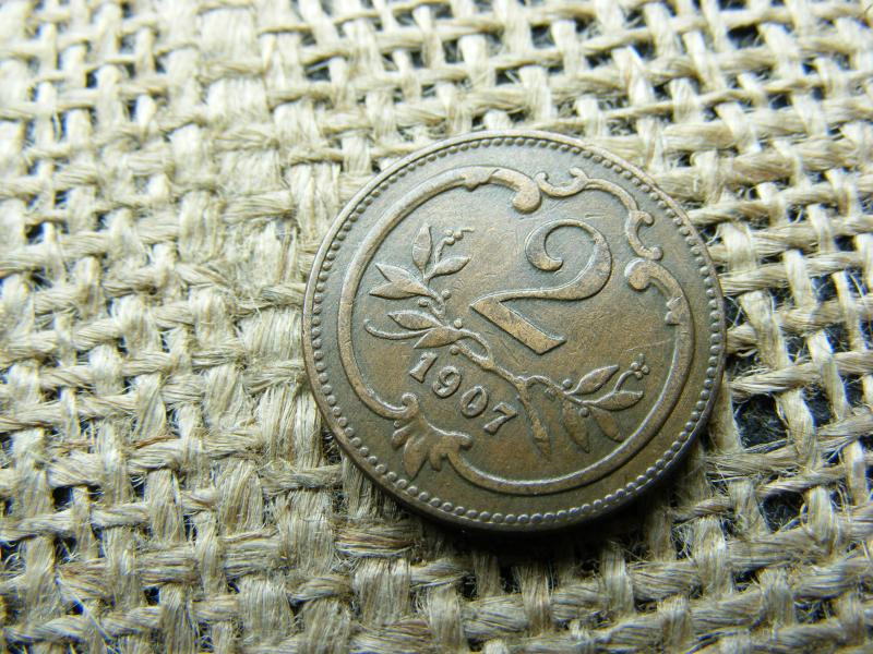 2 Heller, 1907, Korona-pénzrendszer