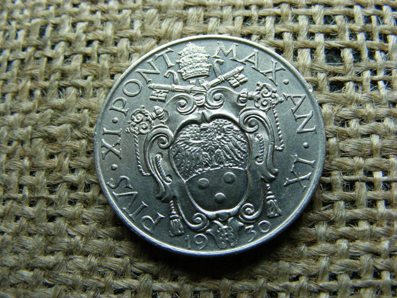 Vatikán 1 lira, 1930