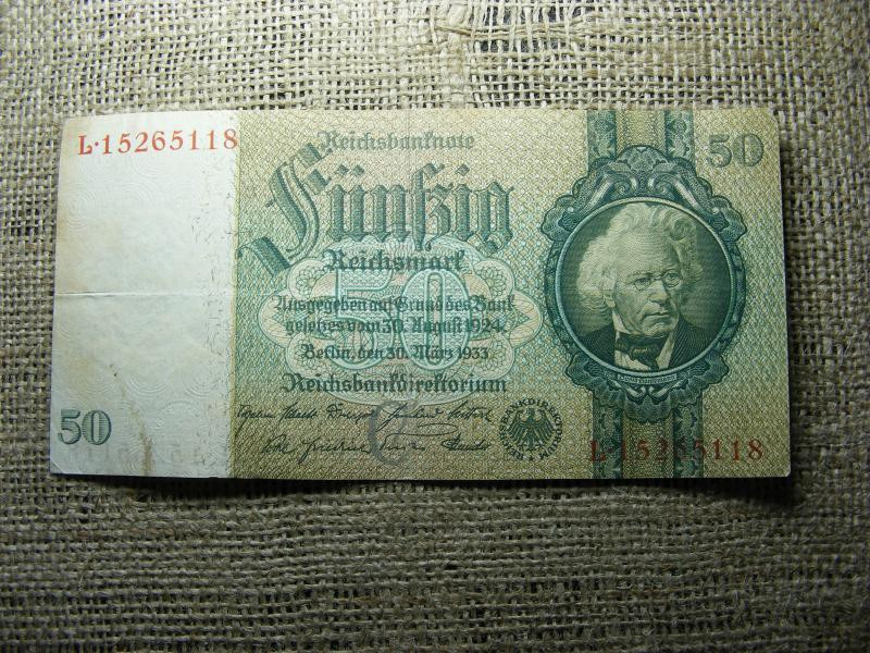 Birodalmi 50 márka, 1933, L