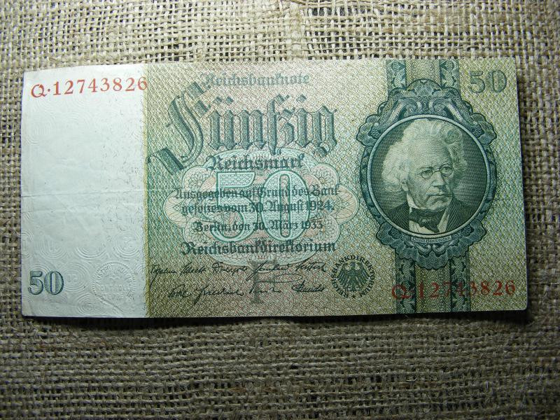 Birodalmi 50 márka, 1933, Q-sorozat