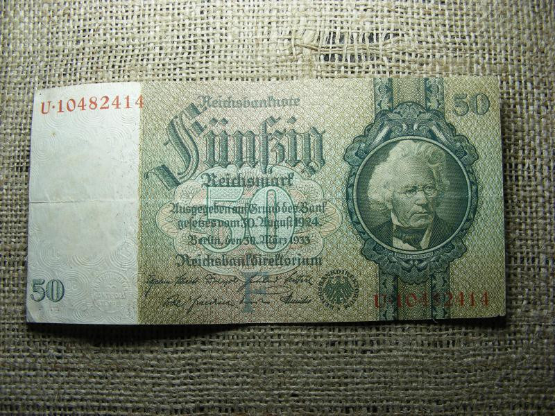 Birodalmi 50 márka, 1933, U