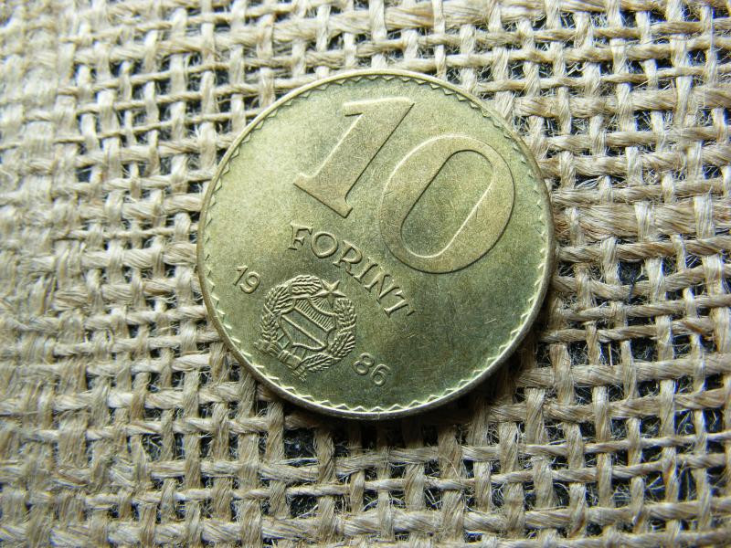 10 forintos érme, 1986