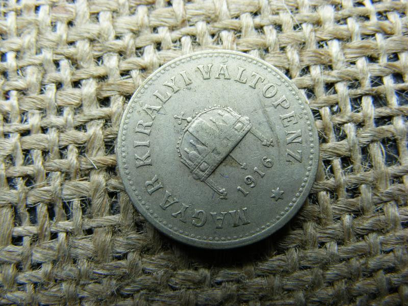 10 fillér, 1916, Korona kori érme