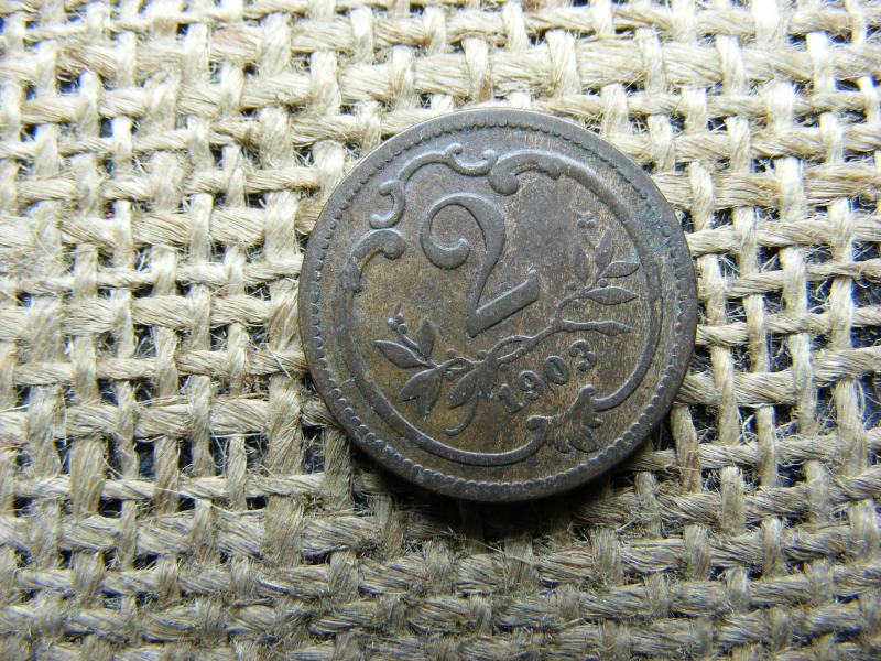 2 Heller, 1903, Korona Érme