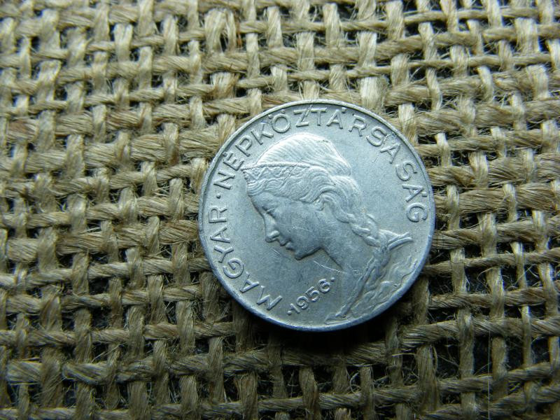 5 fillér érme, 1956