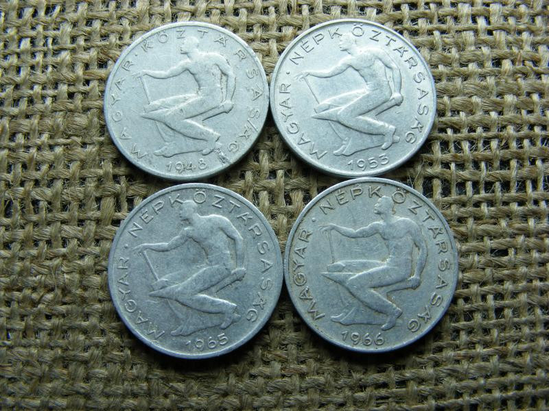 50 fillér, 1948-1966, fémpénz