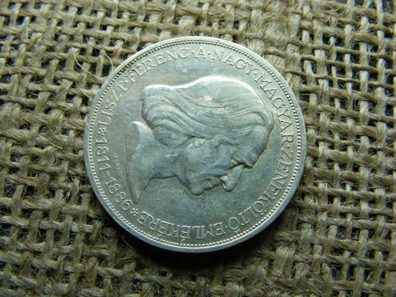 2 pengő, 1936, Liszt, ezüst