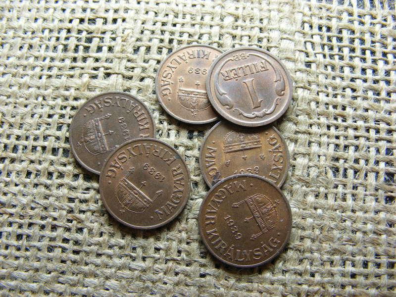 1 fillér, 1939, Magyarország