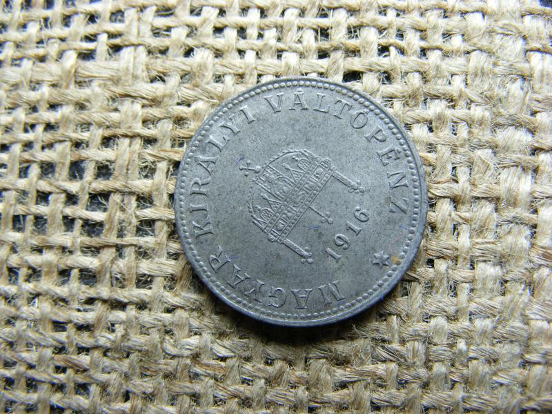 20 fillér, 1916, korona