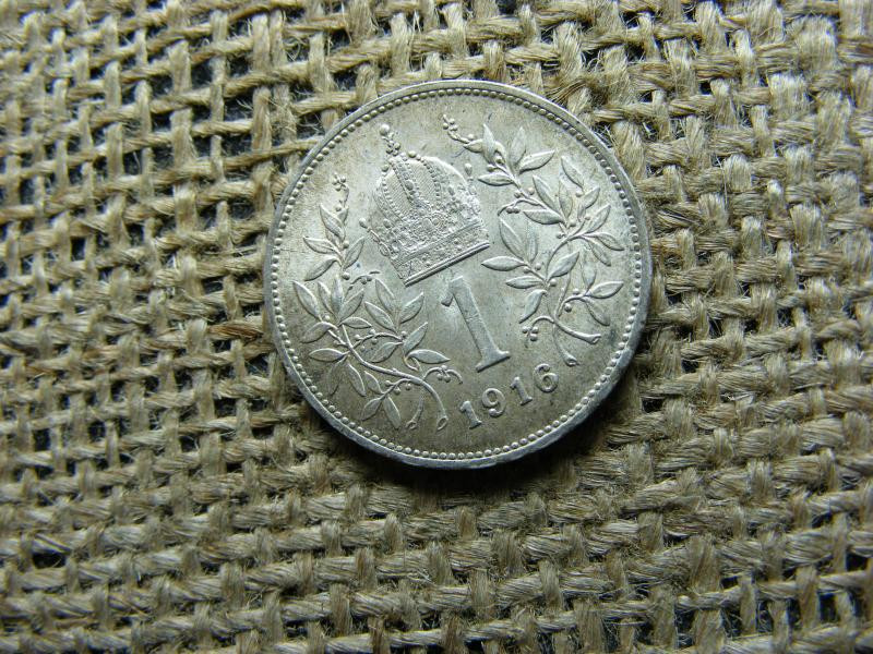 Ezüst 1 korona, 1916