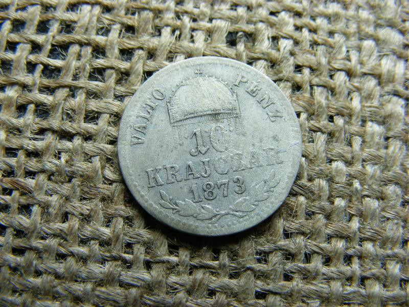 Ezüst 10 krajcár, 1873, KB VP