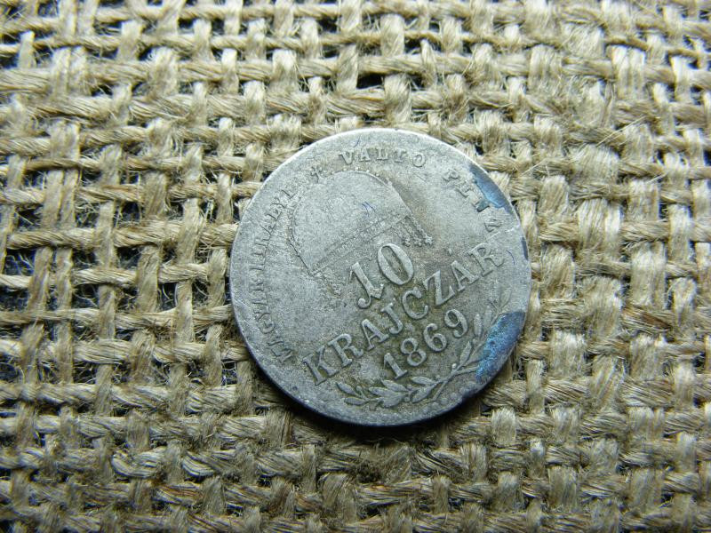 Ezüst 10 krajcár, 1869, MKVP KB