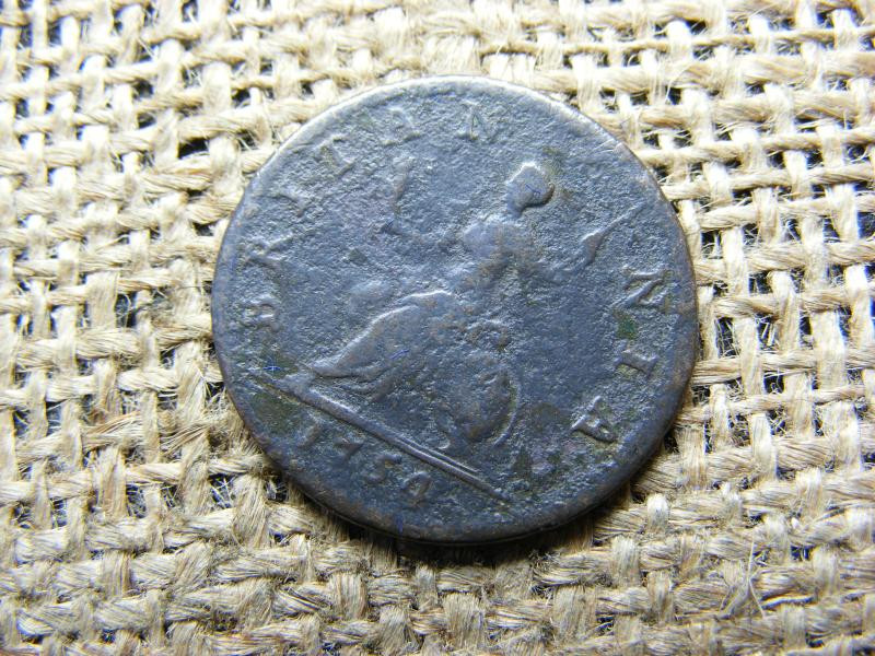 1 Farthing, 1754, Nagy-Britannia