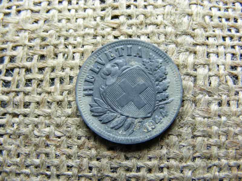 Svájc 2 rappen, 1944