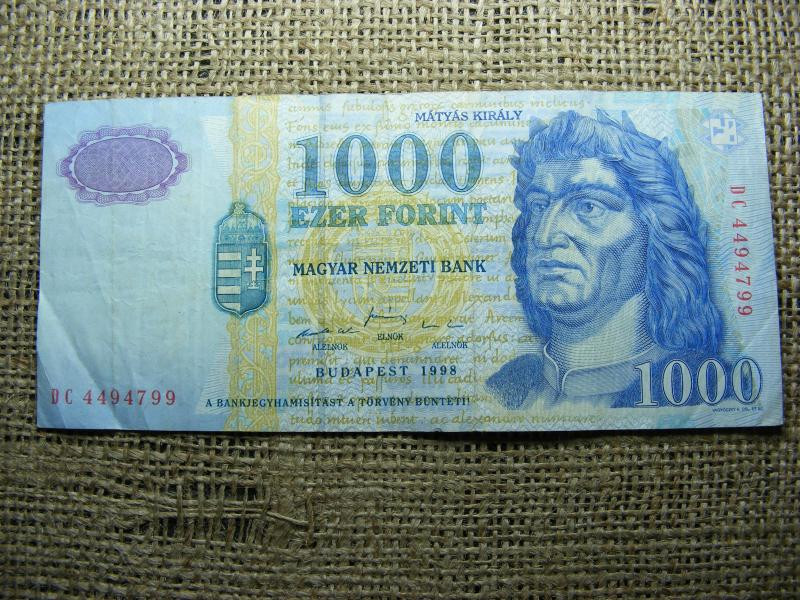 1000 forintos bankjegy, 1998, DC