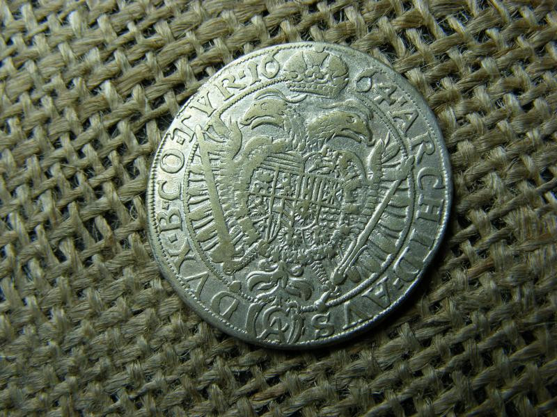 Lipót ezüst 15 krajcár, 1664, XV