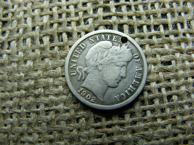 USA 10 dime, 1902, ezüst