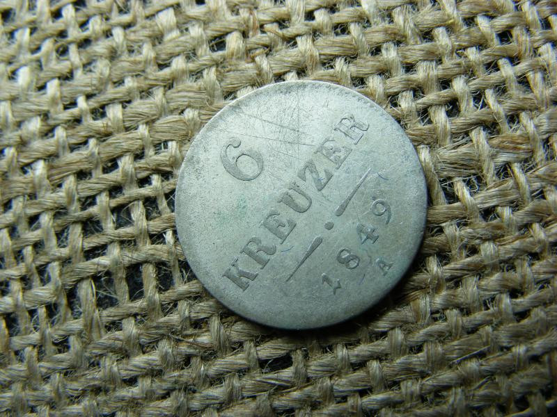 Ezüst 6 krajcár, 1849, szabadságharc