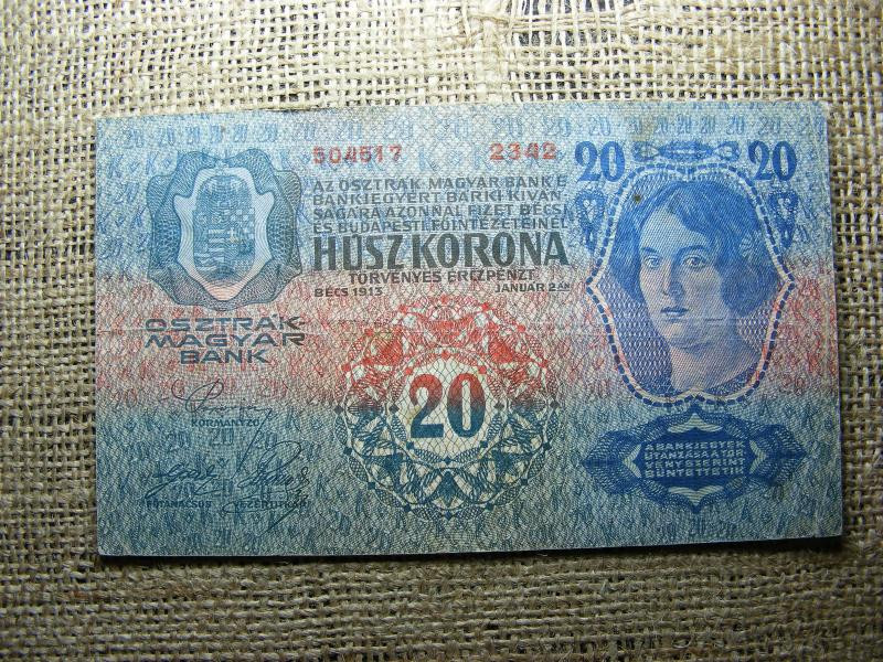 20 korona, 1913, I. kiadás