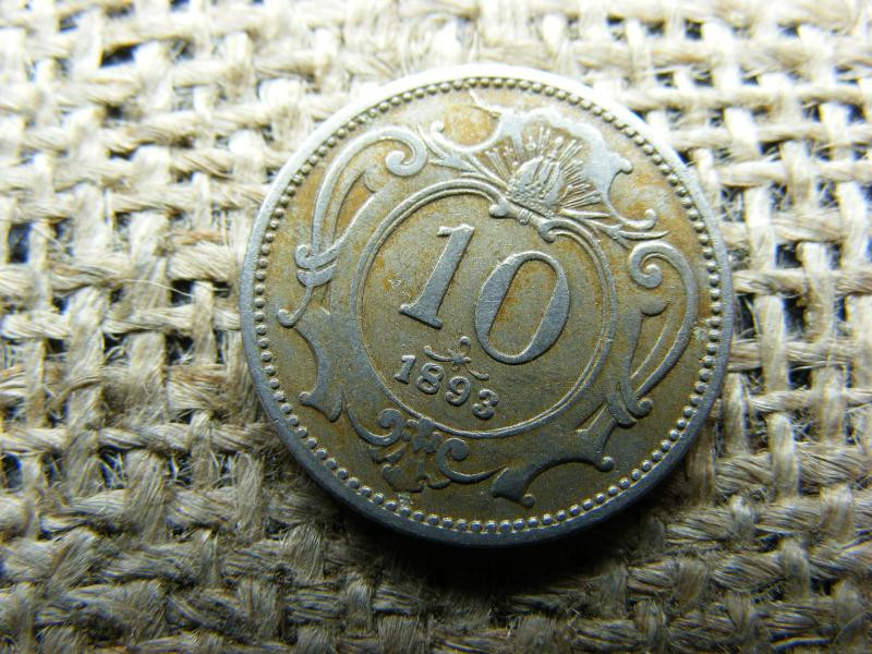 10 heller 1893 