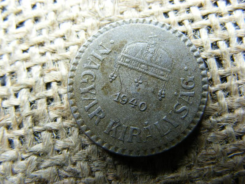 2 fillér, 1940, rovátkolt