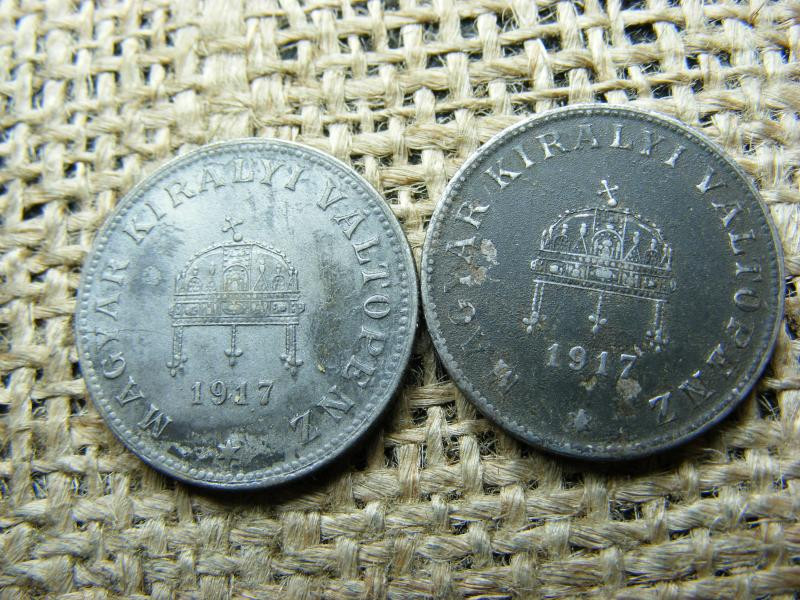 20 fillér, 1917, pár