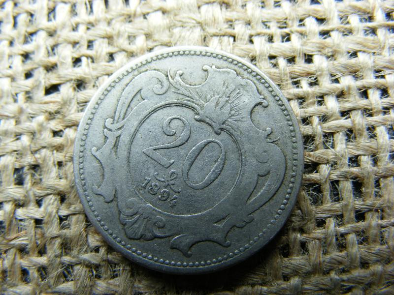 20 Heller, 1894, Korona-korszak