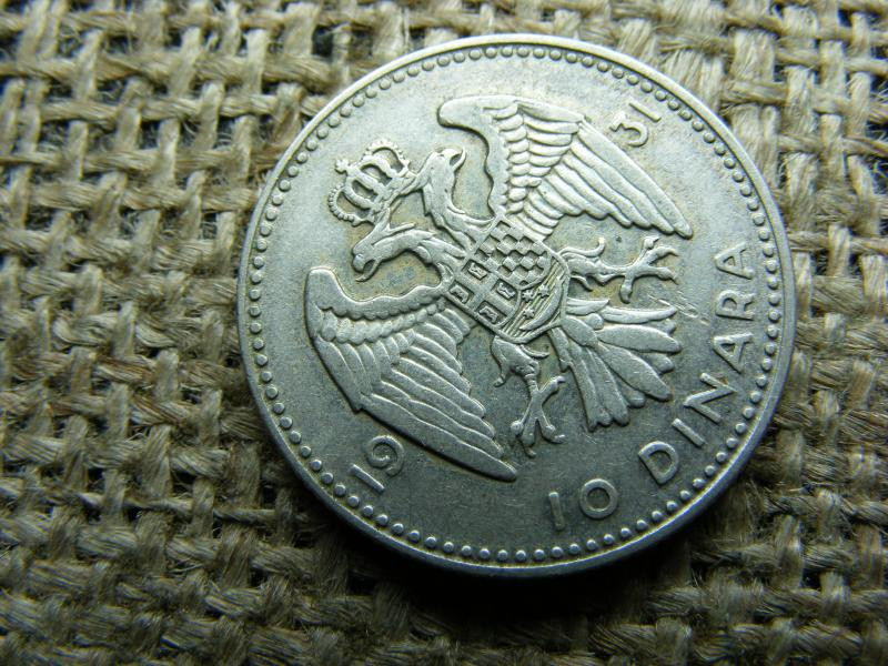 Ezüst 10 dinár, 1931, Jugoszlávia