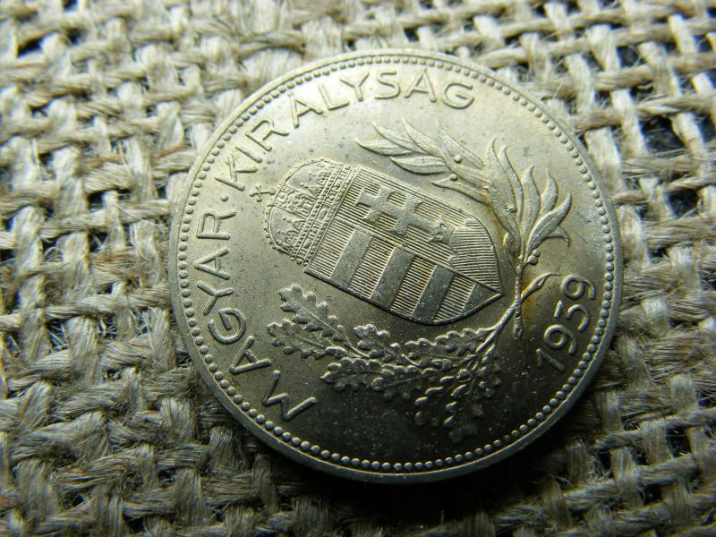 Ezüst 1 pengő, 1939, extra