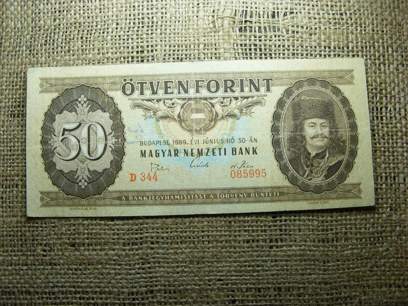 50 forintos bankjegy, 1969