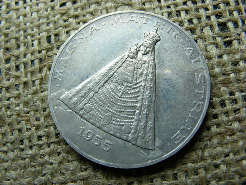 Magna Mater Austriae Emlékérem, 1957, Ezüst
