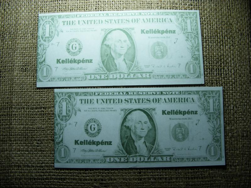 Színházi kellékpénz, 1 dollár, 20. század