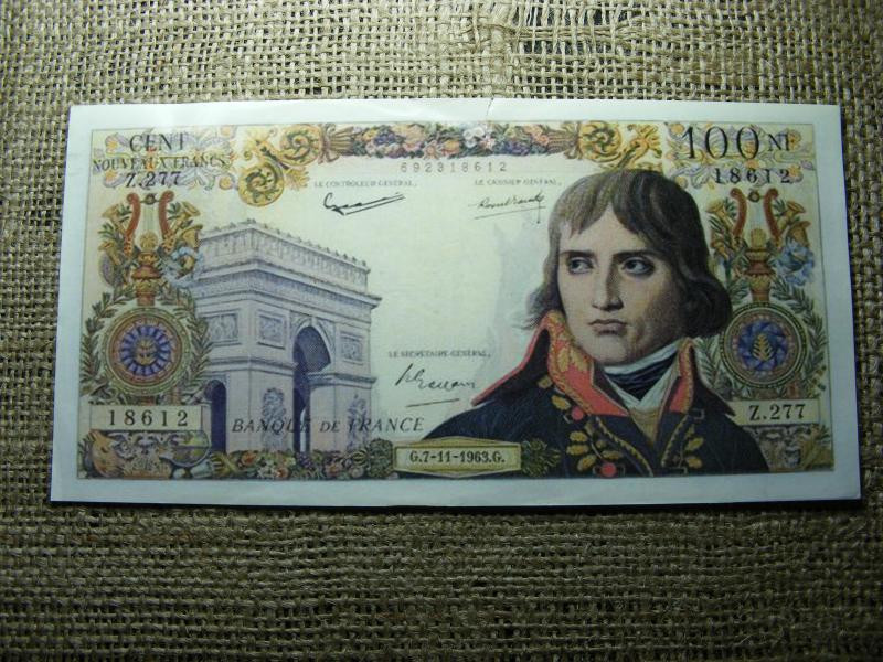 Színházi kellékpénz, 100 frank, 1963