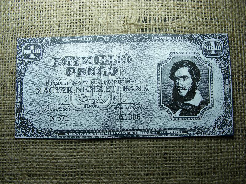 Színházi kellékpénz, 1945, egymillió pengő