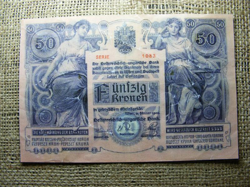 Színházi kellékpénz, 50 korona, 1902