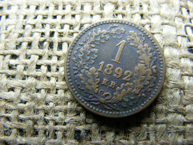 1 krajcár 1892, Ferenc József korona