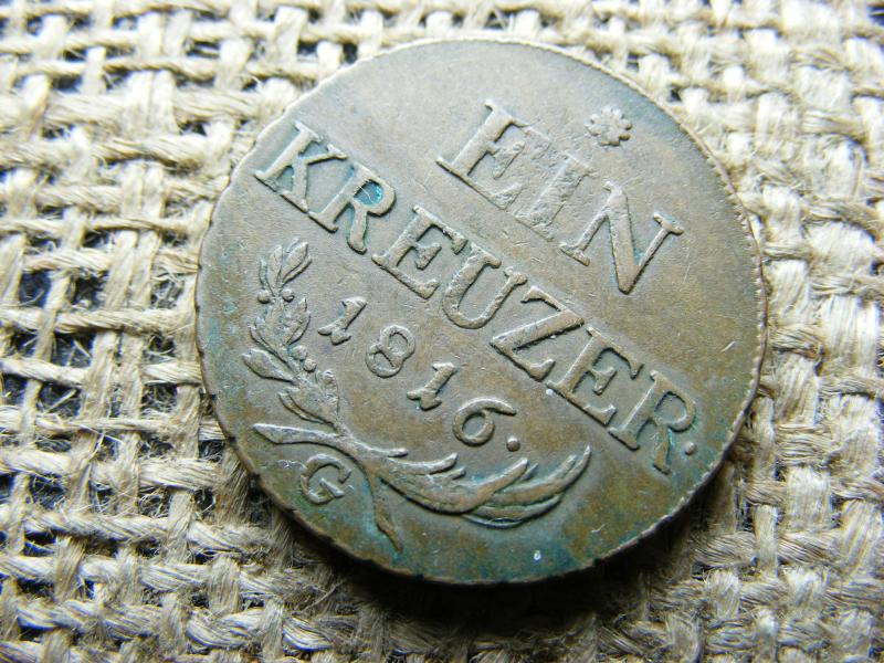 1 krajcár, 1816, G