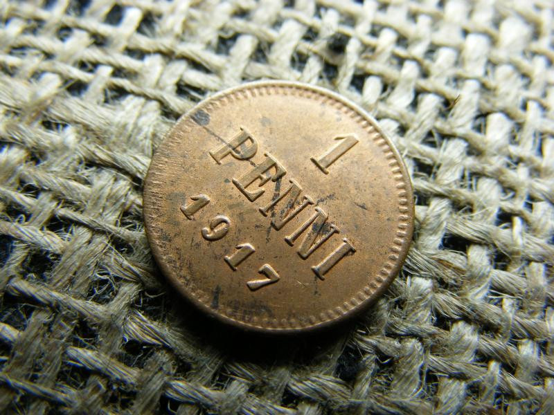 Finn 1 penni, 1917