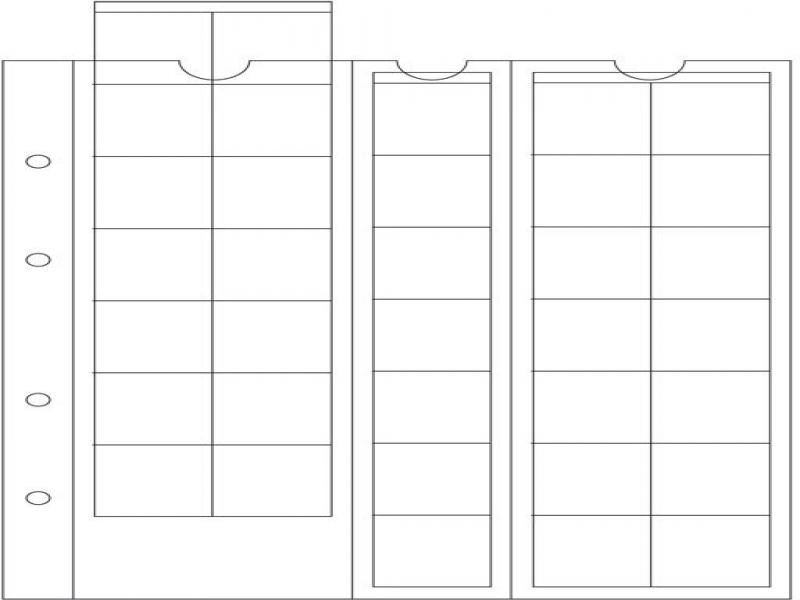 Leuchtturm OPTIMA lap, 31,5 x 32,7 mm, 35 érme