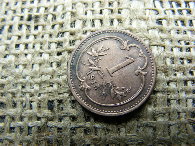 1 Heller, 1915, Korona-pénzrendszer