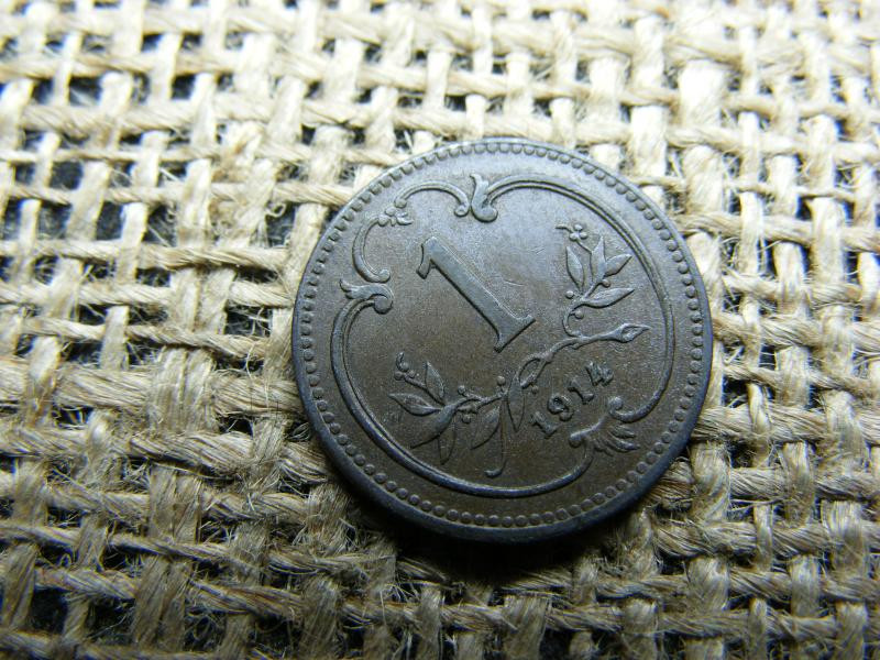 1 Heller, 1914, Korona-pénzrendszer