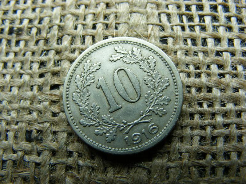 10 Heller, 1916, Korona