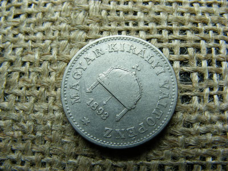 20 fillér, 1893, Korona-korszak