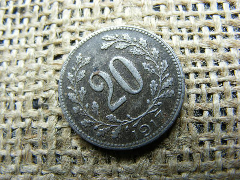 20 Heller, 1917, Korona-pénzrendszer