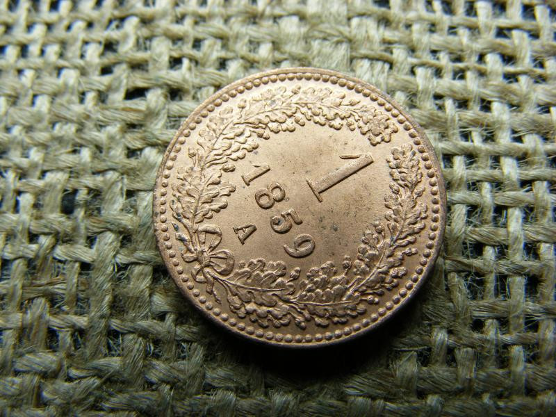 1 krajcár, 1859, Ferenc József