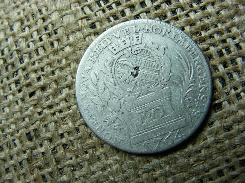 Ezüst 20 krajcár, 1764, S R